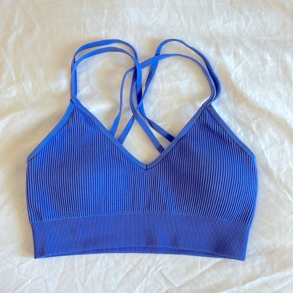 aerie strappy sports bra